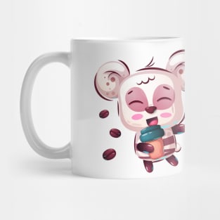 Cute panda with coffee Mug